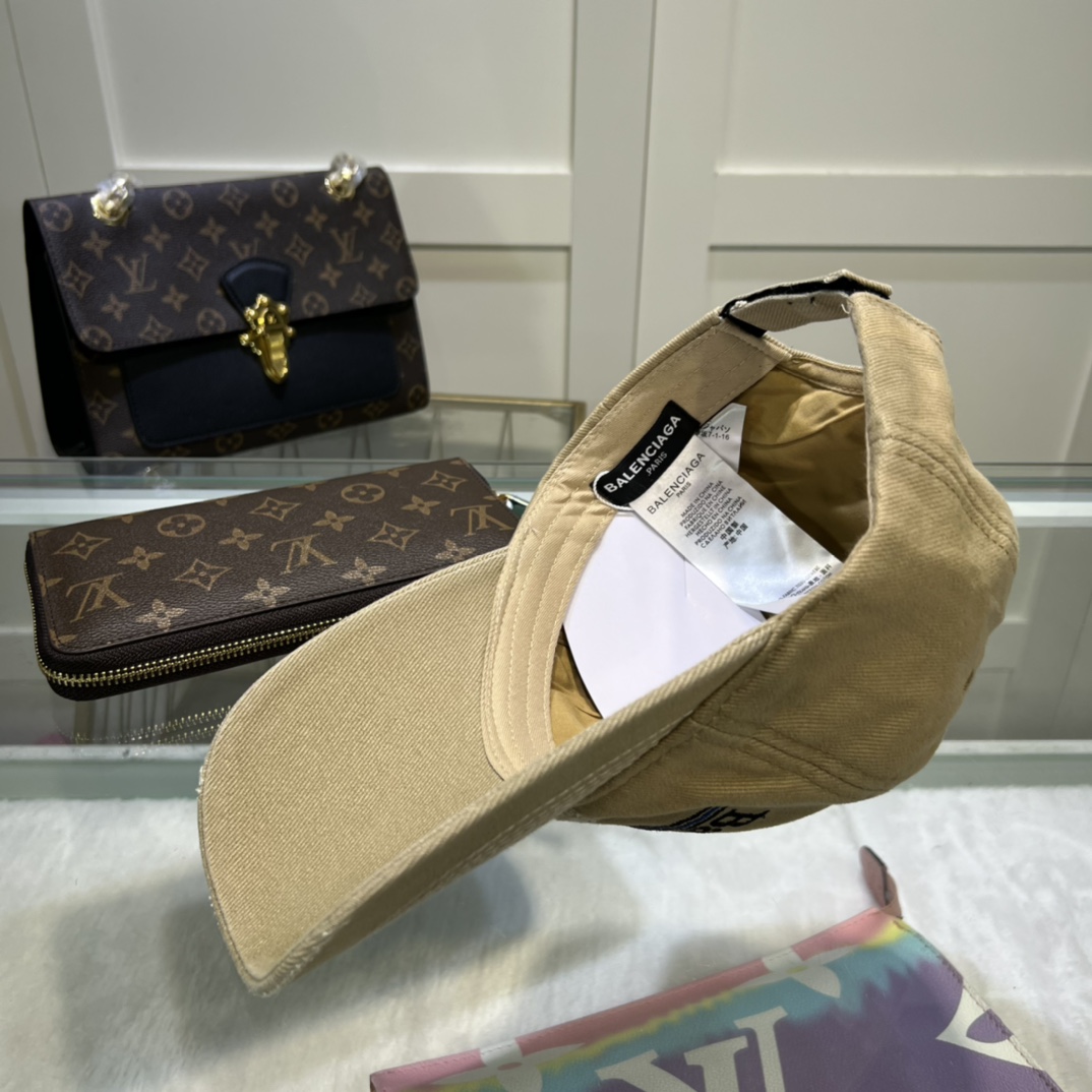 Balenciaga Political Campaign Cancelled Beige Cap - Soul Replicas