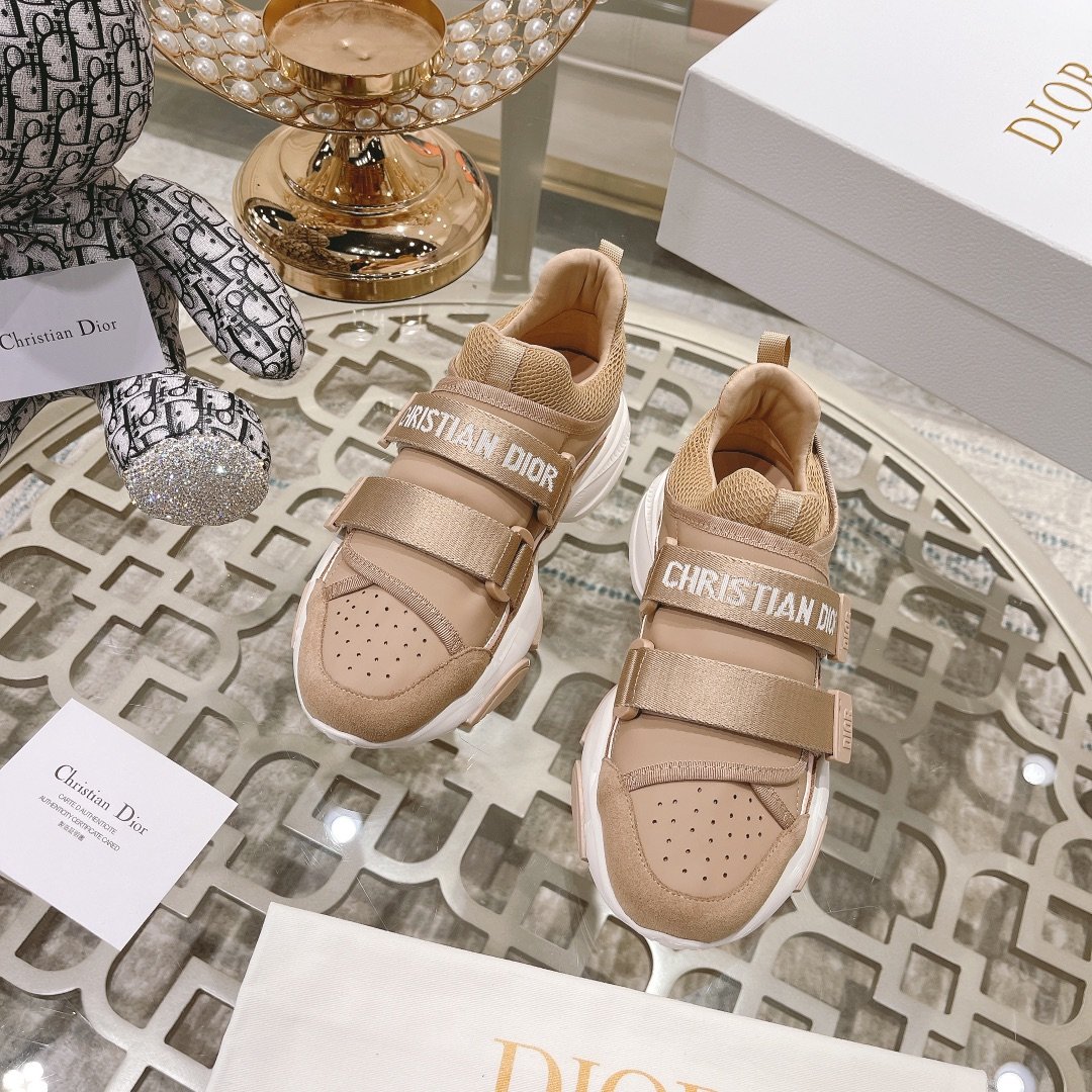 Christian Dior D-Wander Sneaker Technical Fabric Brown For Women CD - Soul Replicas