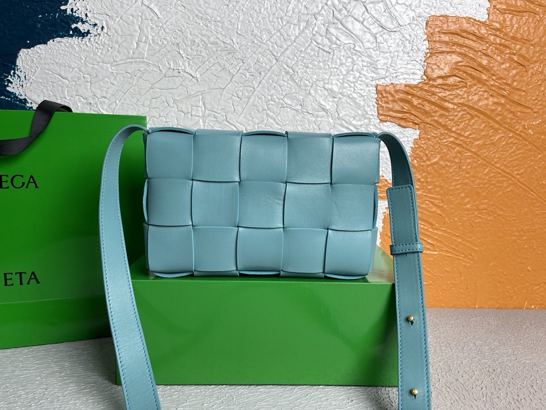 Bottega Veneta Cassette Light Blue. For Women. Women's Bags 9.1in/23cm - Soul Replicas