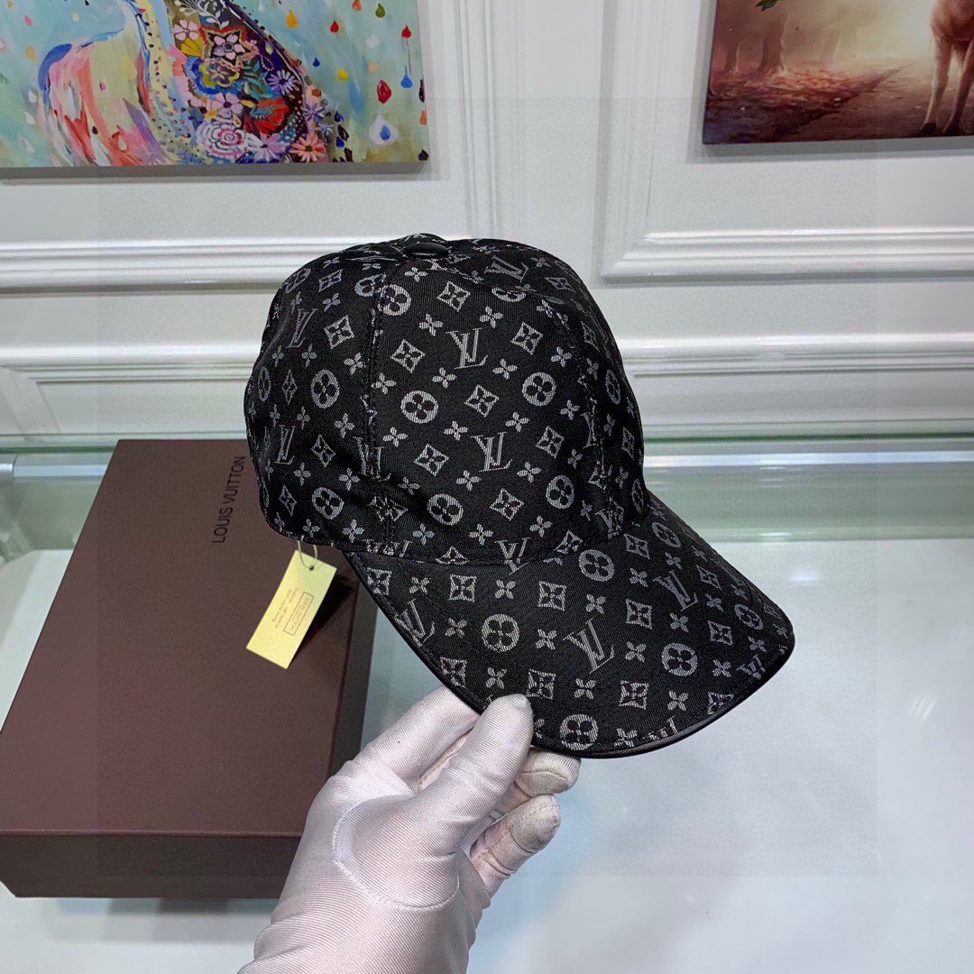 Louis Vuitton Be My Cap Black LV Cap - Soul Replicas