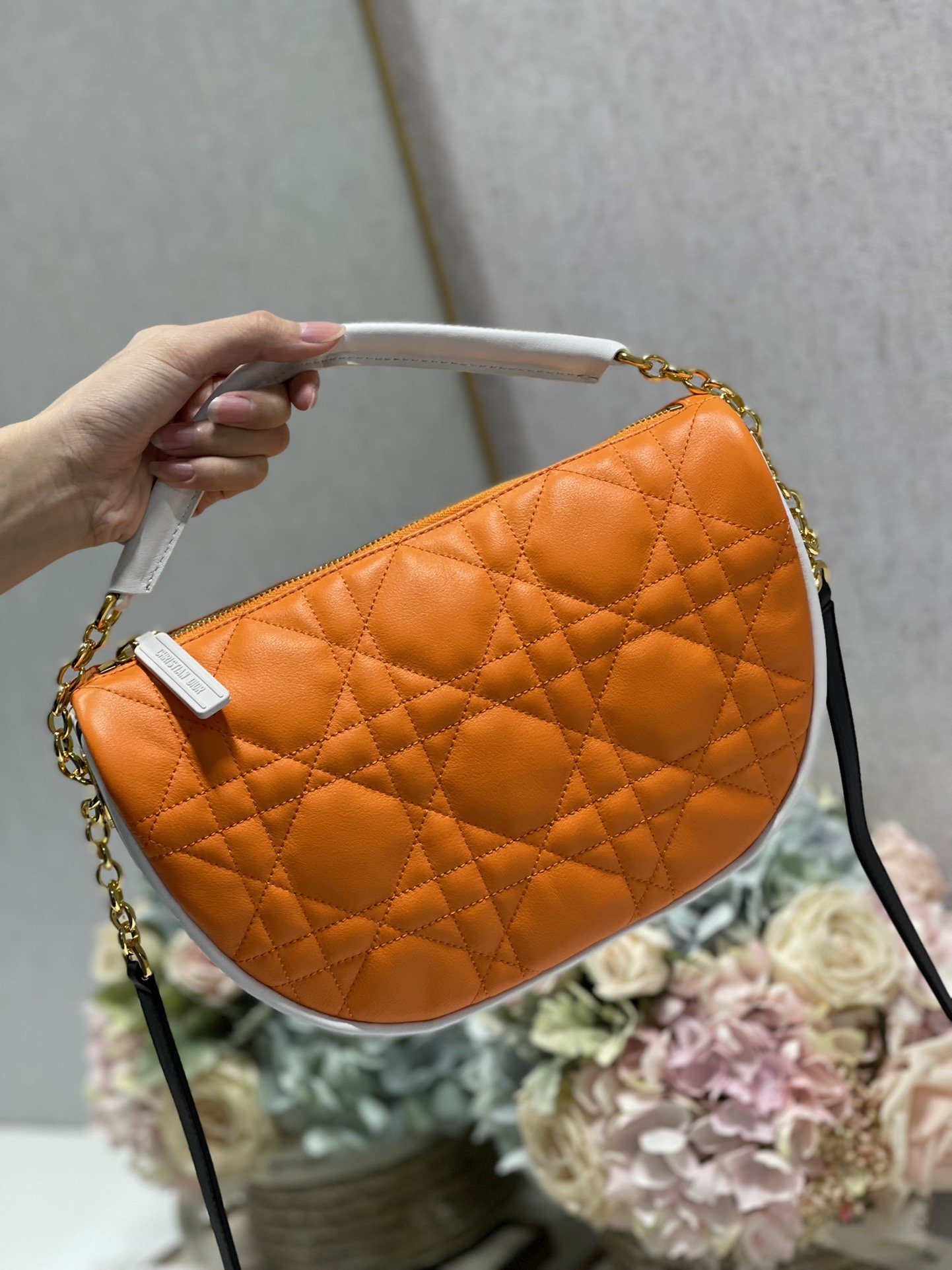 Christian Dior Medium Dior Vibe Hobo Bag. Orange. For Women Women-s Handbags. Crossbody Bags. 30cm CD - Soul Replicas
