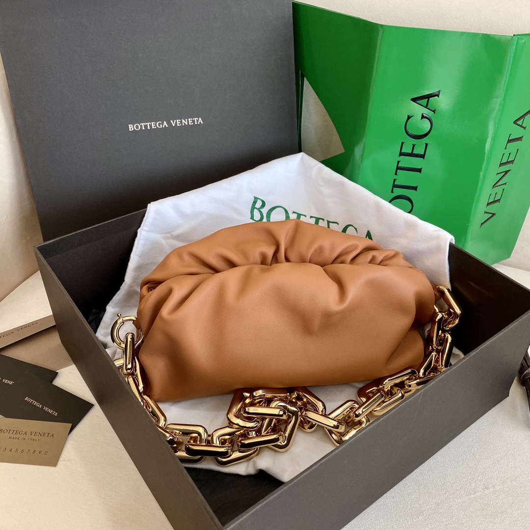 Bottega Veneta Chain Pouch Light Orange. For Women. Women's Bags 12.2in/31cm - Soul Replicas