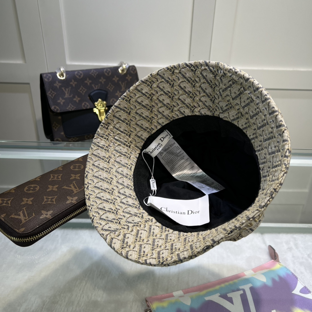 Christian Dior DYOResort Big Brim Hat Beige Hat - Soul Replicas