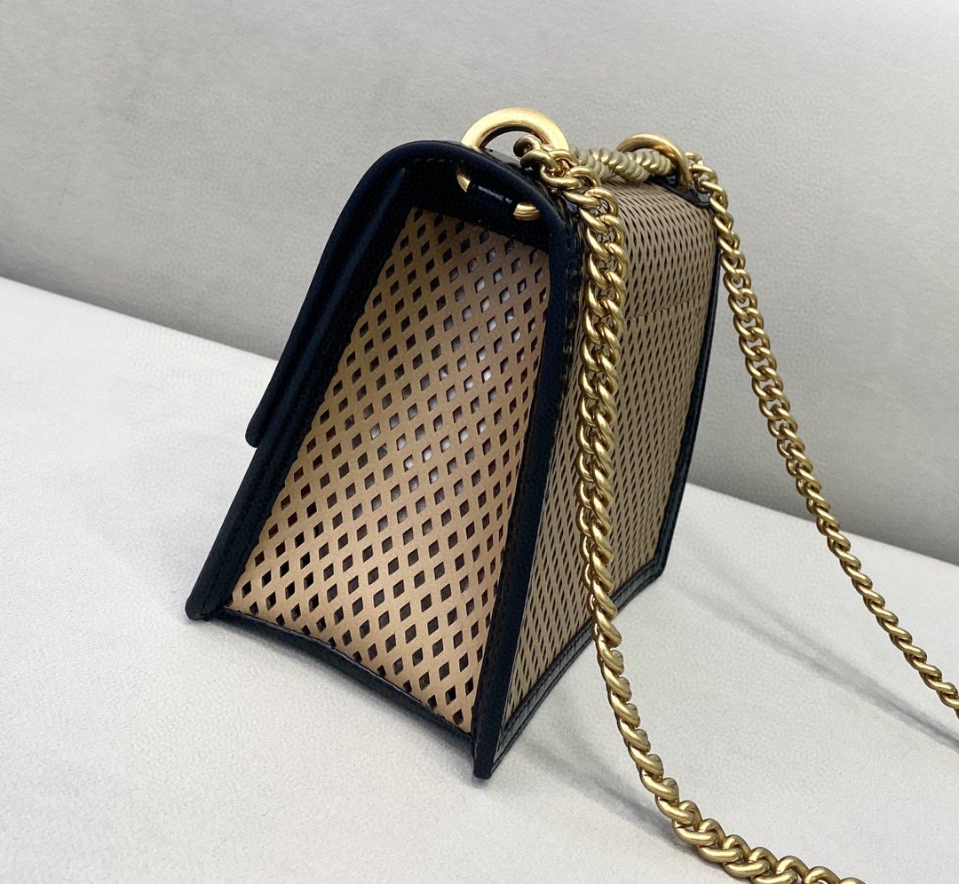 Fendi Small Kan U Black and Brown Bag For Woman 19cm/7.5in485 - Soul Replicas