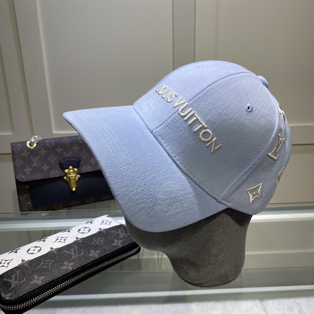 Louis Vuitton Be My Cap In Blue - Soul Replicas