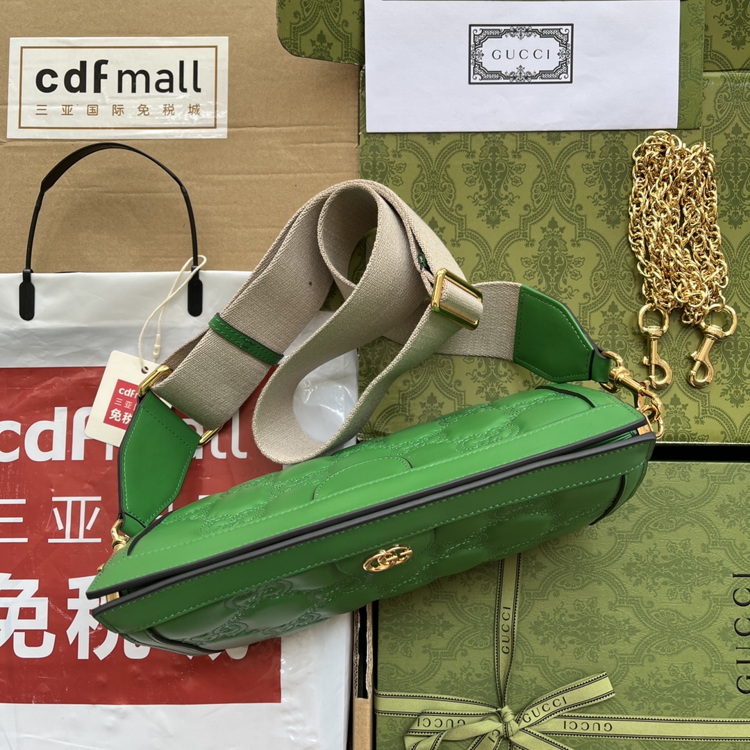 Gucci Matelassé Small Bag Green For Women. Women-s Bags 10.2in/26cm Gucci‎ - Soul Replicas