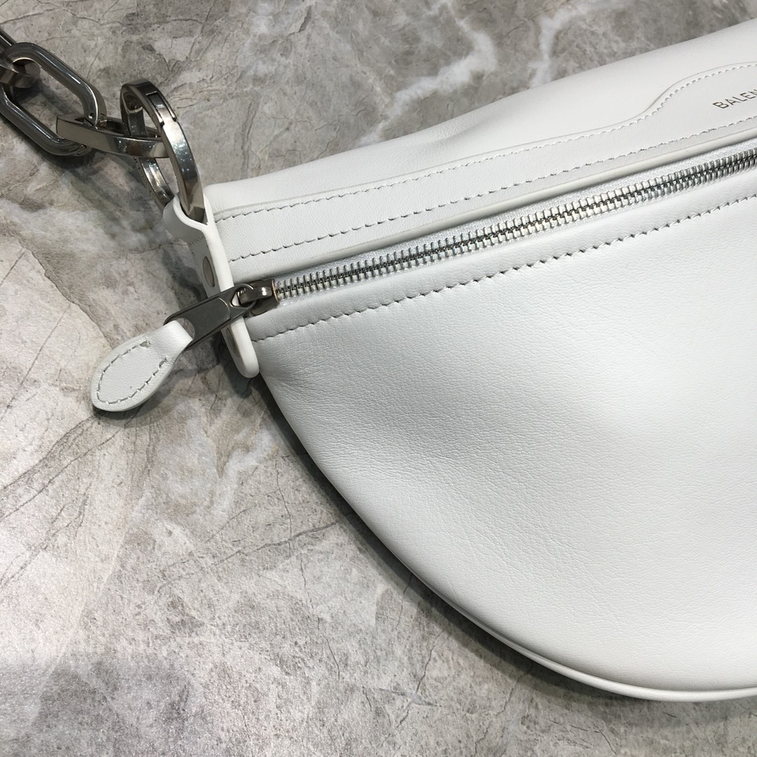 Balenciaga Souvenir XXS Belt Bag In White. For Women. Women-s Bags 11.8in/30cm - Soul Replicas