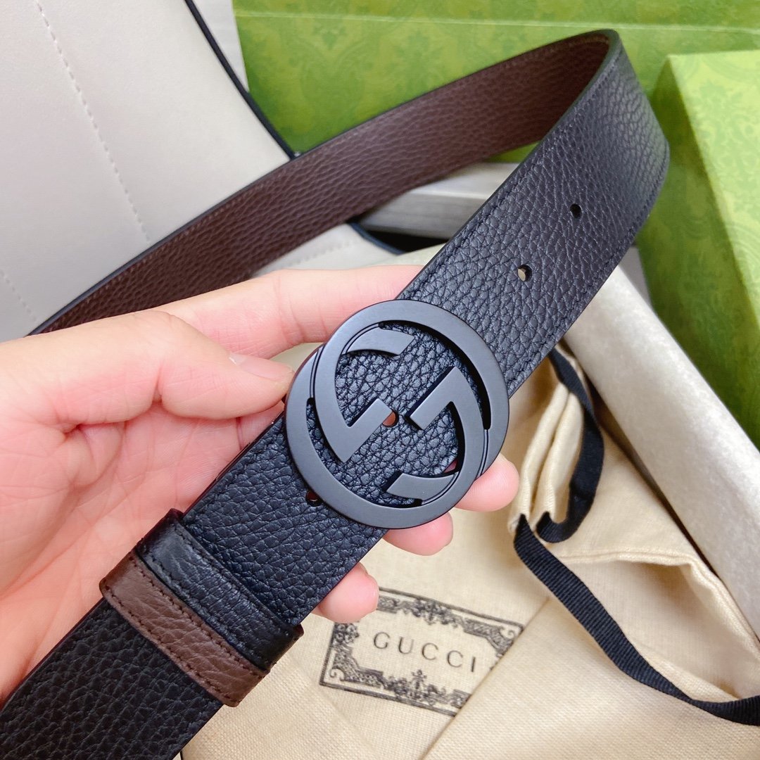 Gucci Marmont Reversible Belt Black. Women Belt - Soul Replicas