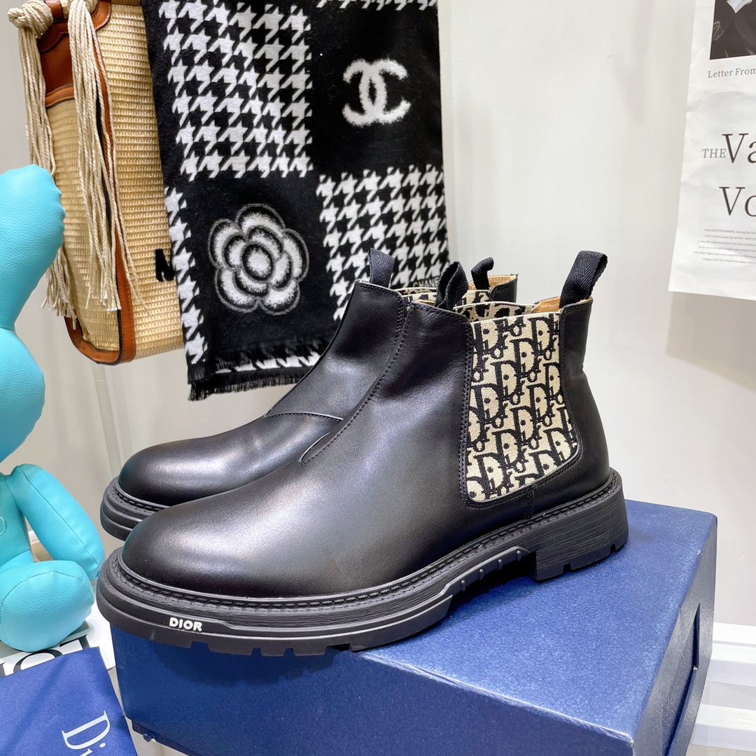 Christian Dior Iron Ankle Boot Black For Women CD - Soul Replicas