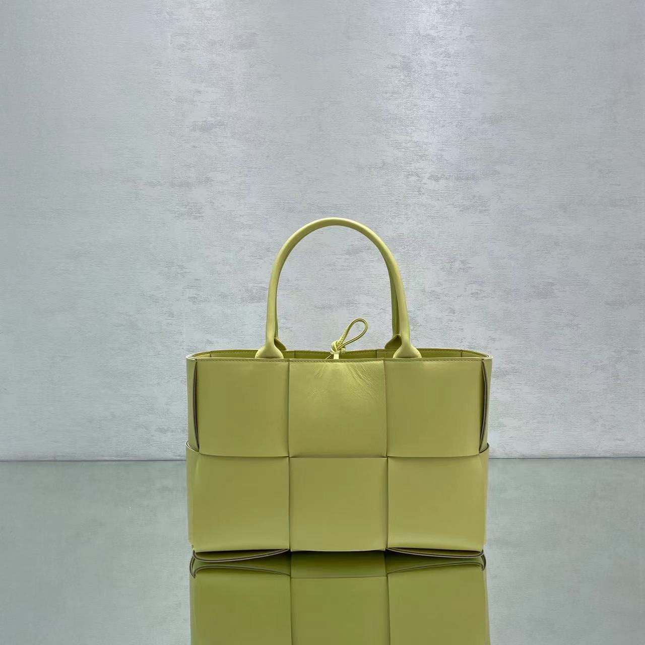 Bottega Veneta Small Arco Tote Bag Yellow. For Women. Women-s Bags 14.2in/36cm - Soul Replicas
