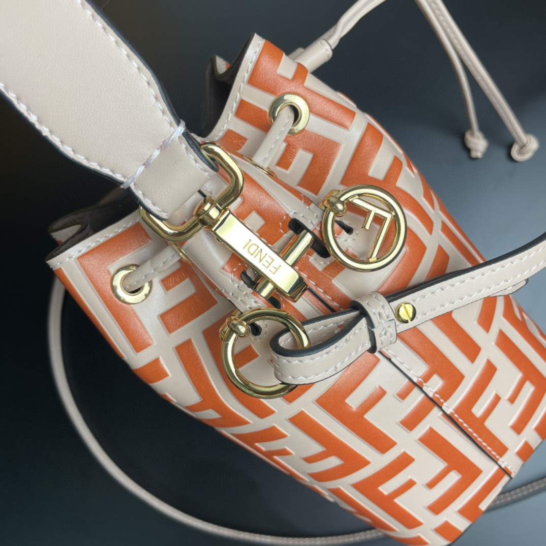 Fendi Mon Tresor Orange Mini Bag For Woman 18cm/7in - Soul Replicas