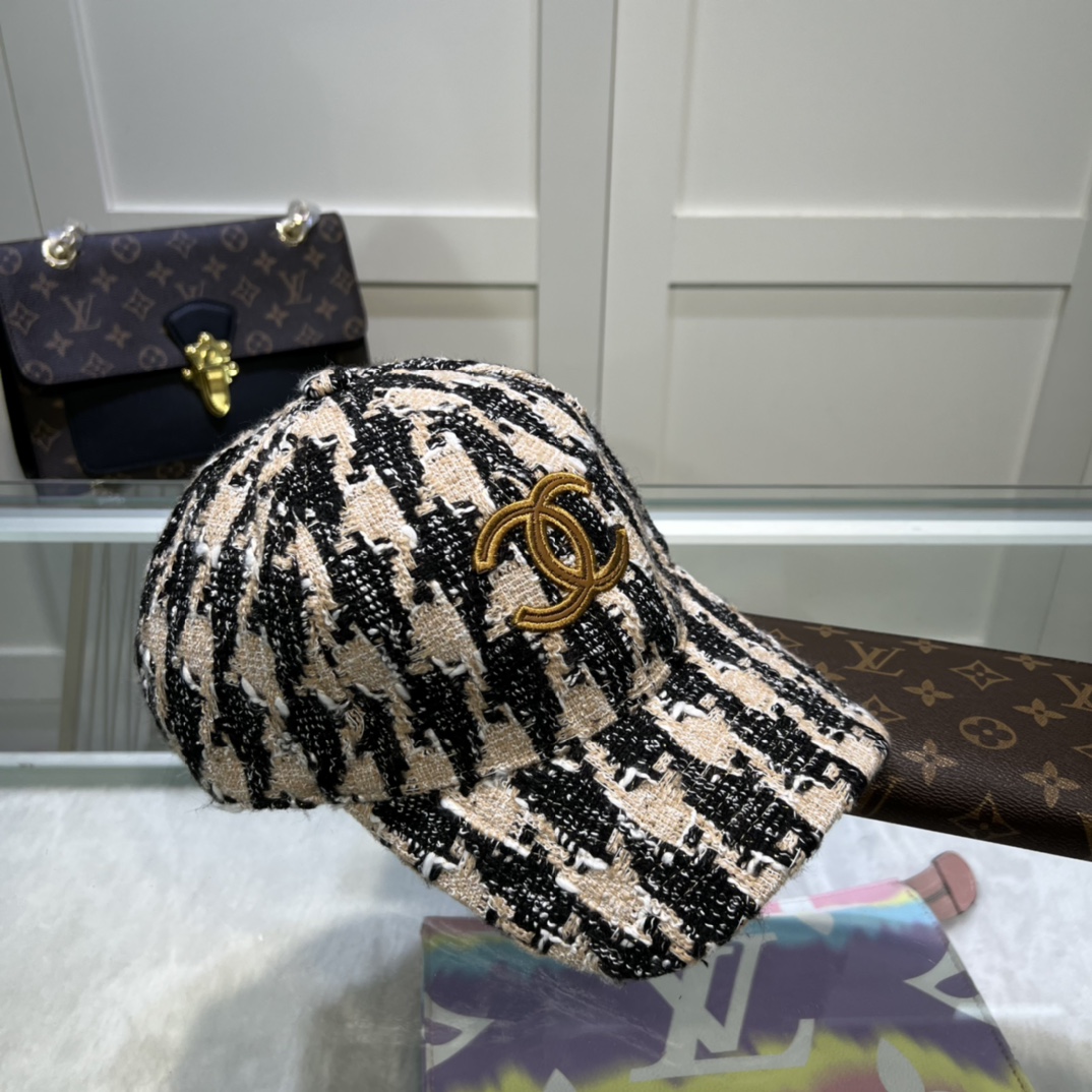 ChanelHat Black/Beige - Soul Replicas