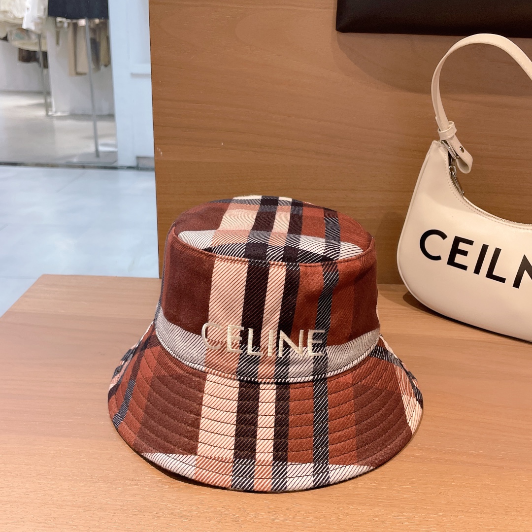 Celine Baseball Cap In Cotton Brown - Soul Replicas