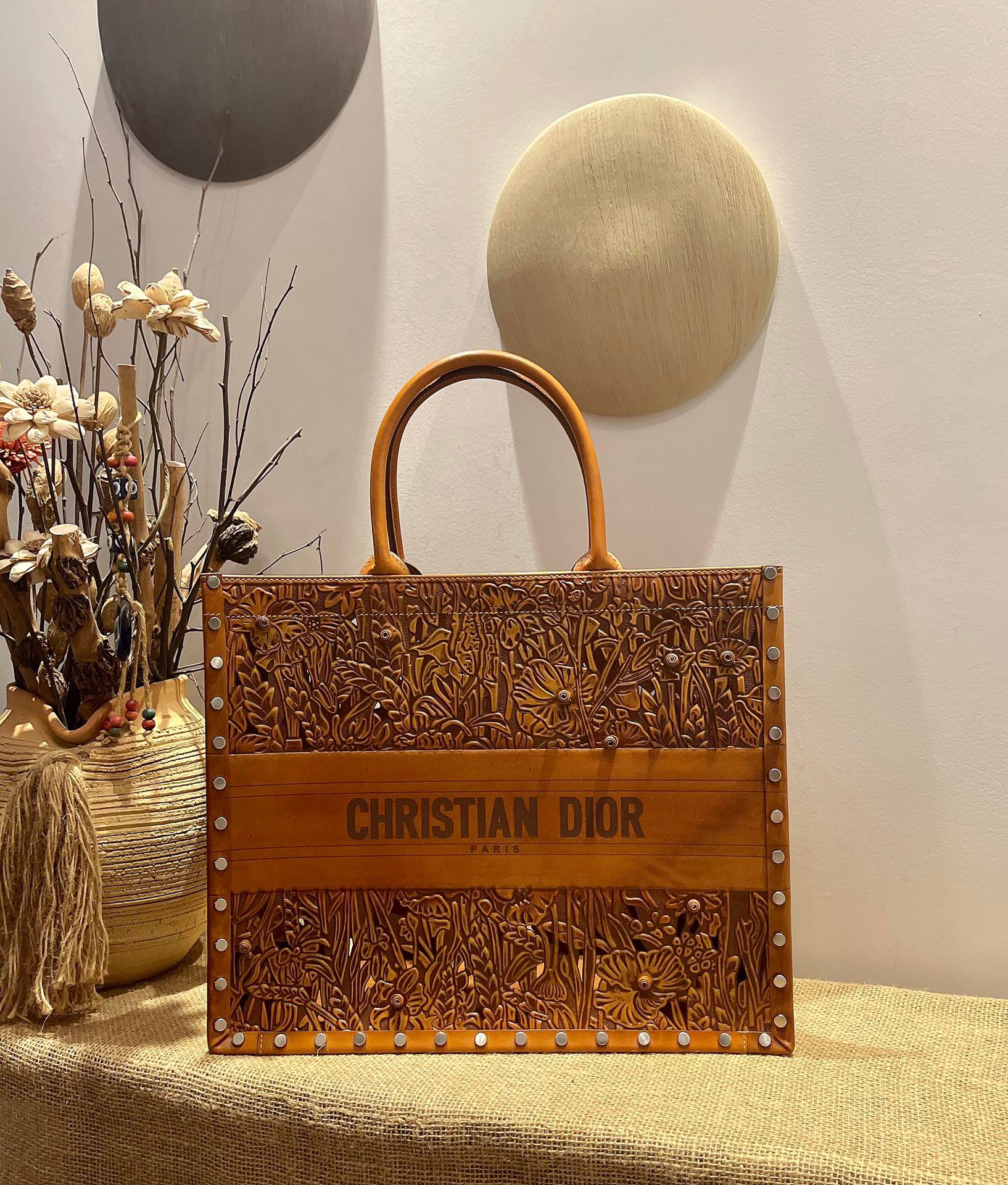 Christian Dior Large Dior Book Tote Orange. For Women. Women's Handbags 16.5in/42cm CD - Soul Replicas