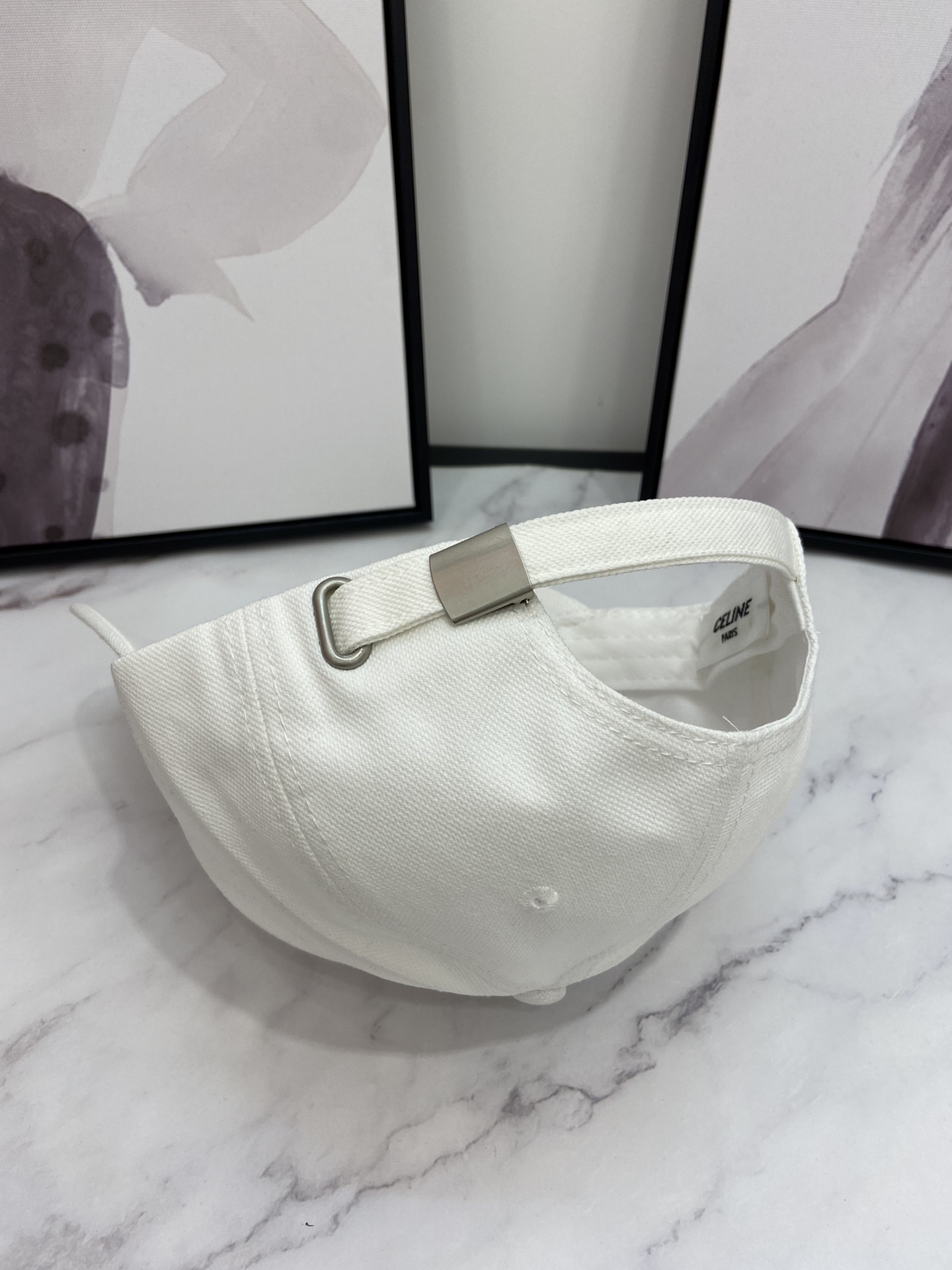 Celine Baseball Cap White Celine Cap - Soul Replicas
