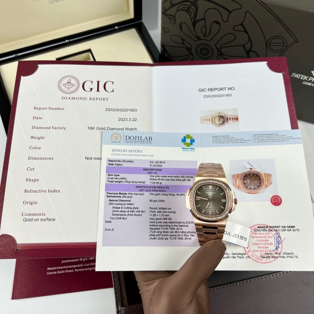 Patek Philippe Best Replica Watch Nautilus 5711 Gold Wrapped & Moissanite Diamonds Custom 40mm - Soul Replicas