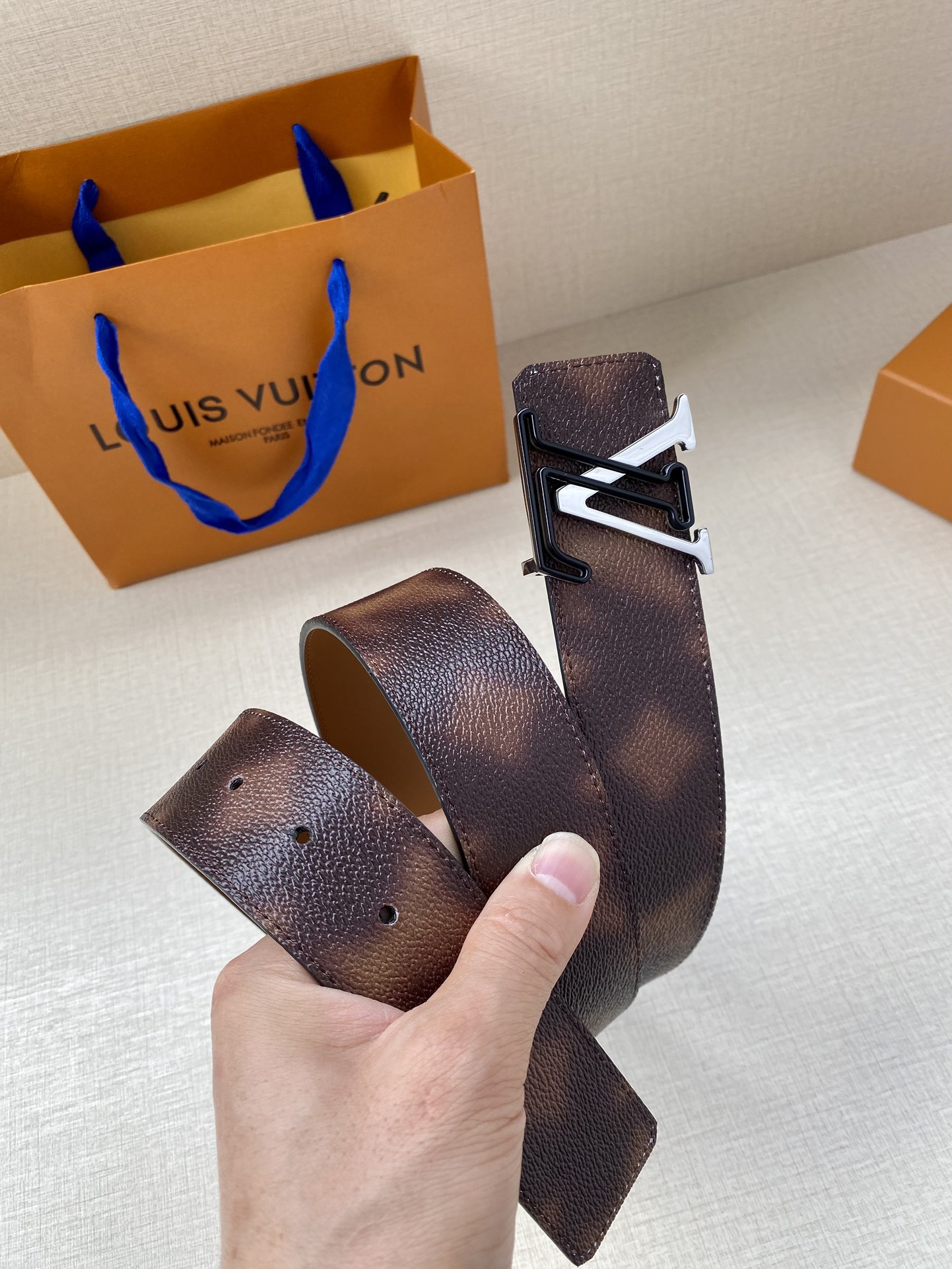 Louis Vuitton Iconic Reversible LV Belt Brown LV Women Belt - Soul Replicas