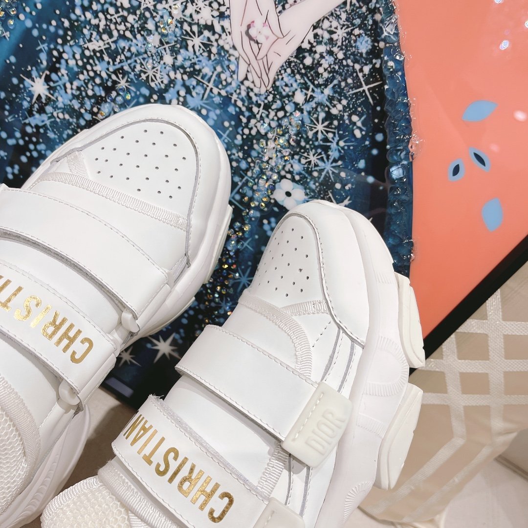 Christian Dior D-Wander Sneaker Technical Fabric White For Women CD - Soul Replicas