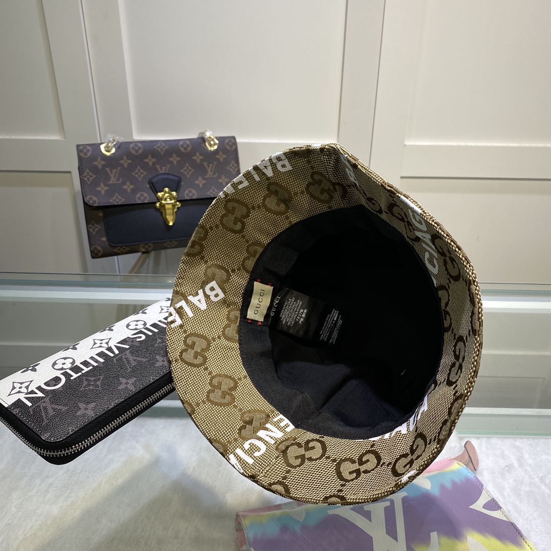 Gucci Canvas Bucket Hat Brown - Soul Replicas
