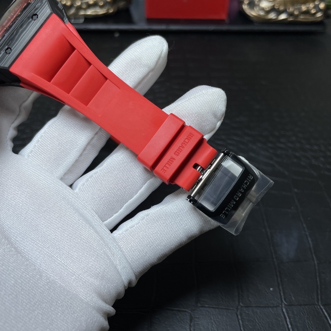 Richard Mille RM055 Carbon NTPT Replica 1:1 Watch Red BBR 45mm - Soul Replicas