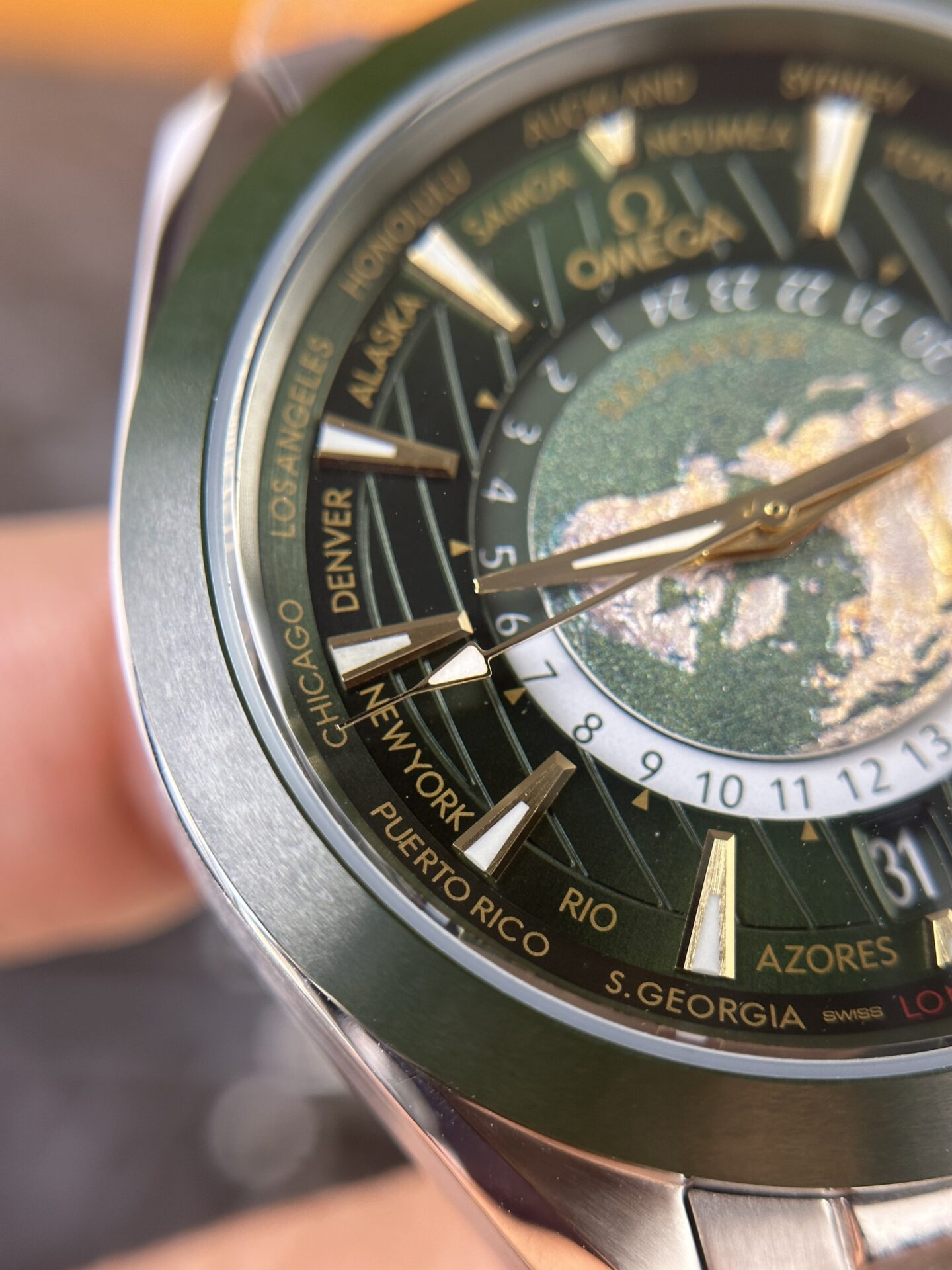 Omega Replica Watch Seamaster Aqua Terra Dial Green 43mm - Soul Replicas