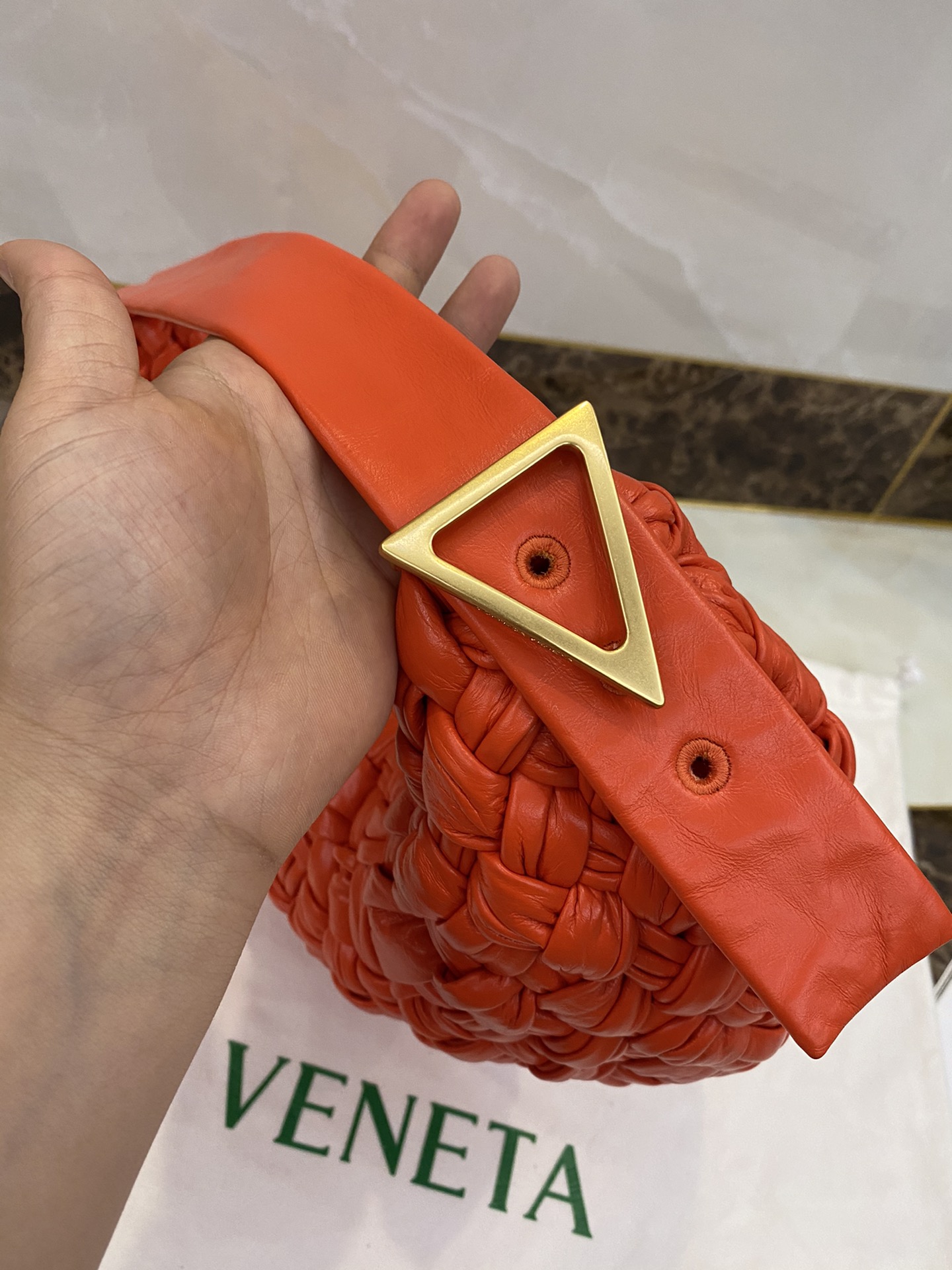 Bottega Veneta Banana Orange. For Women. Women-s Bags 13.9in/35.5cm 620917VCQ717566 - Soul Replicas