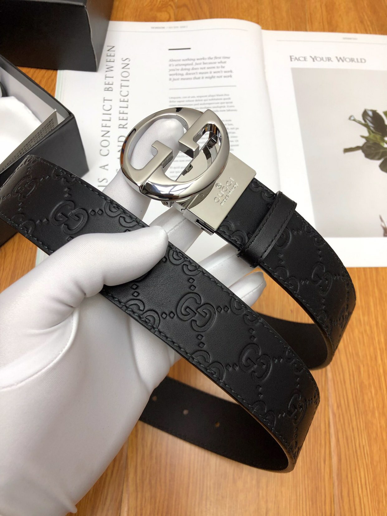 Gucci Marmont Reversible Belt Black. Women Belt - Soul Replicas