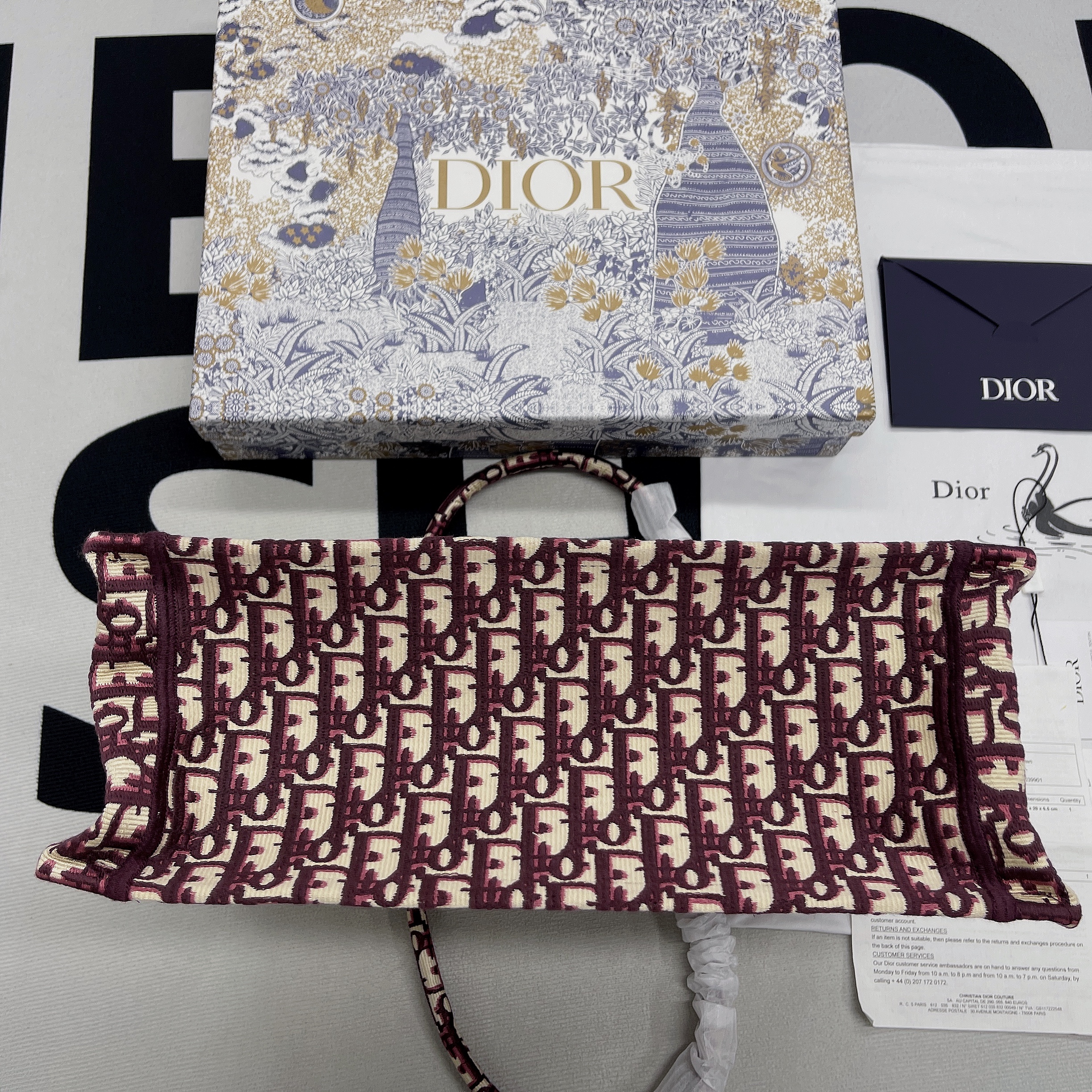 Christian Dior Medium Dior Book Tote Red. For Women. Women's Handbags 14in/36cm CD - Soul Replicas