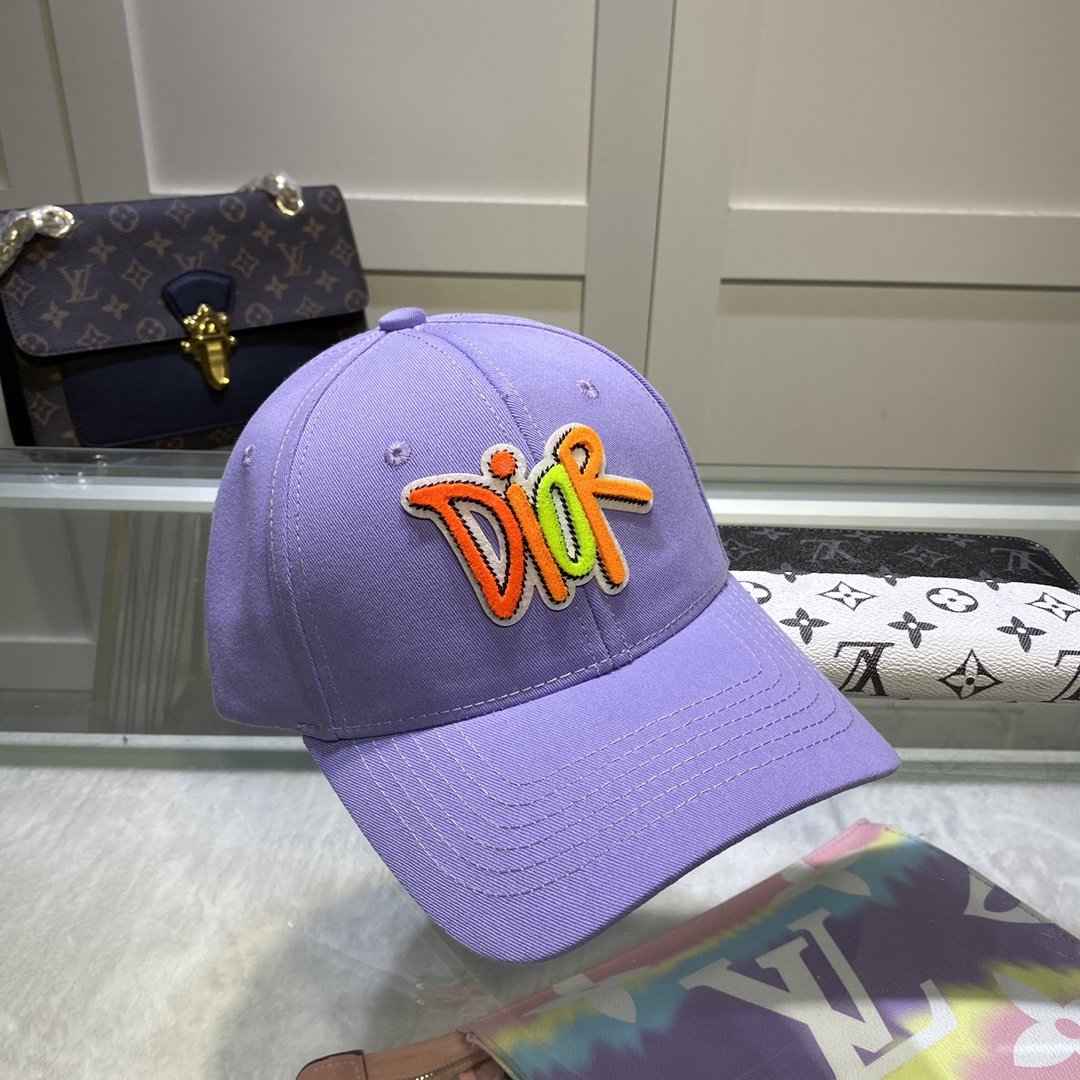 Christian Dior Jack Dior Baseball Cap In Purple - Soul Replicas