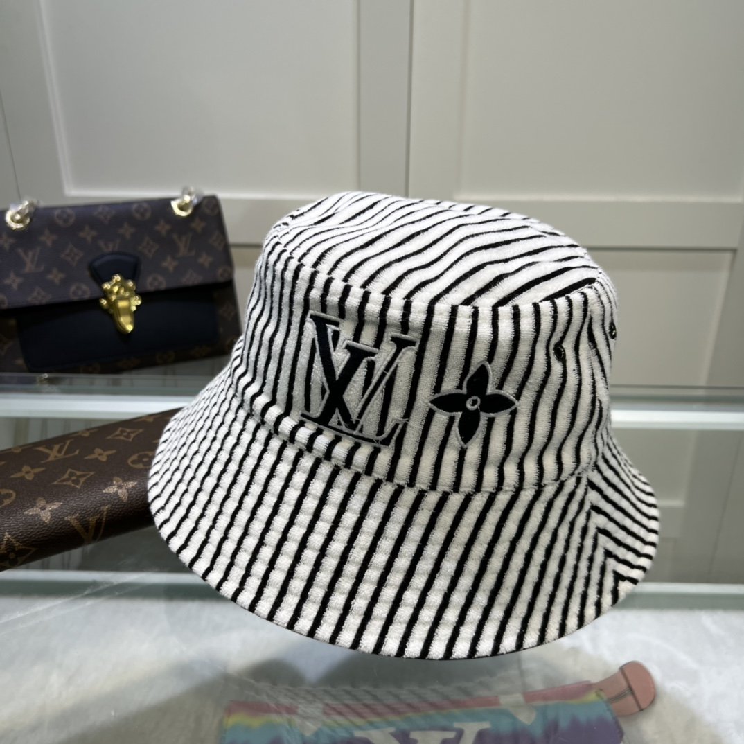 Louis Vuitton Graphical Bucket Hat White LV Cap - Soul Replicas