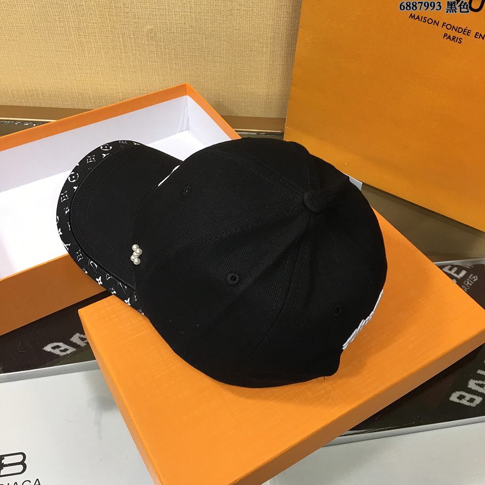 Louis Vuitton Be My Cap Black LV Cap - Soul Replicas