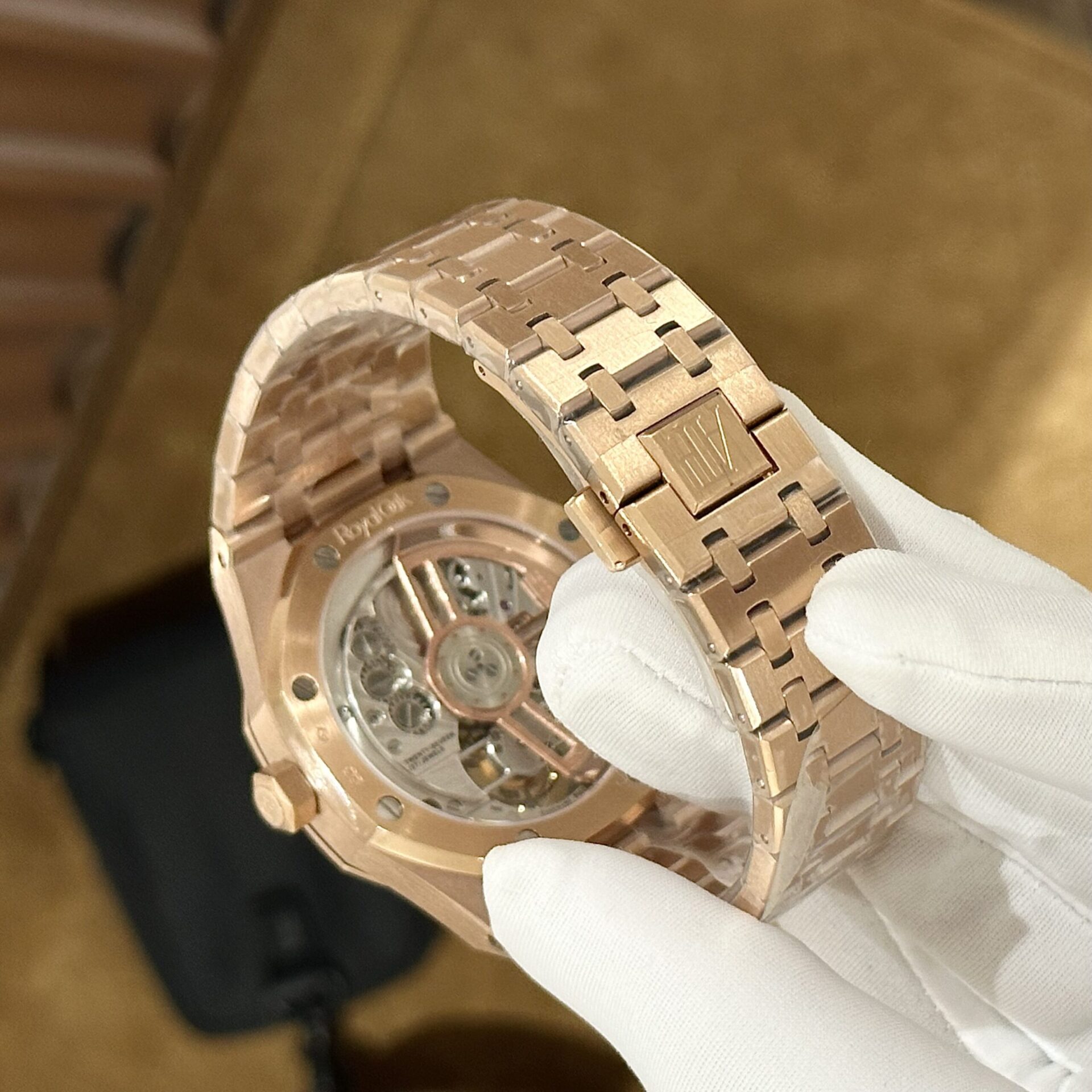 Audemars Piguet Best Replica Watch Royal Oak Tourbillon Rose Gold 41mm - Soul Replicas