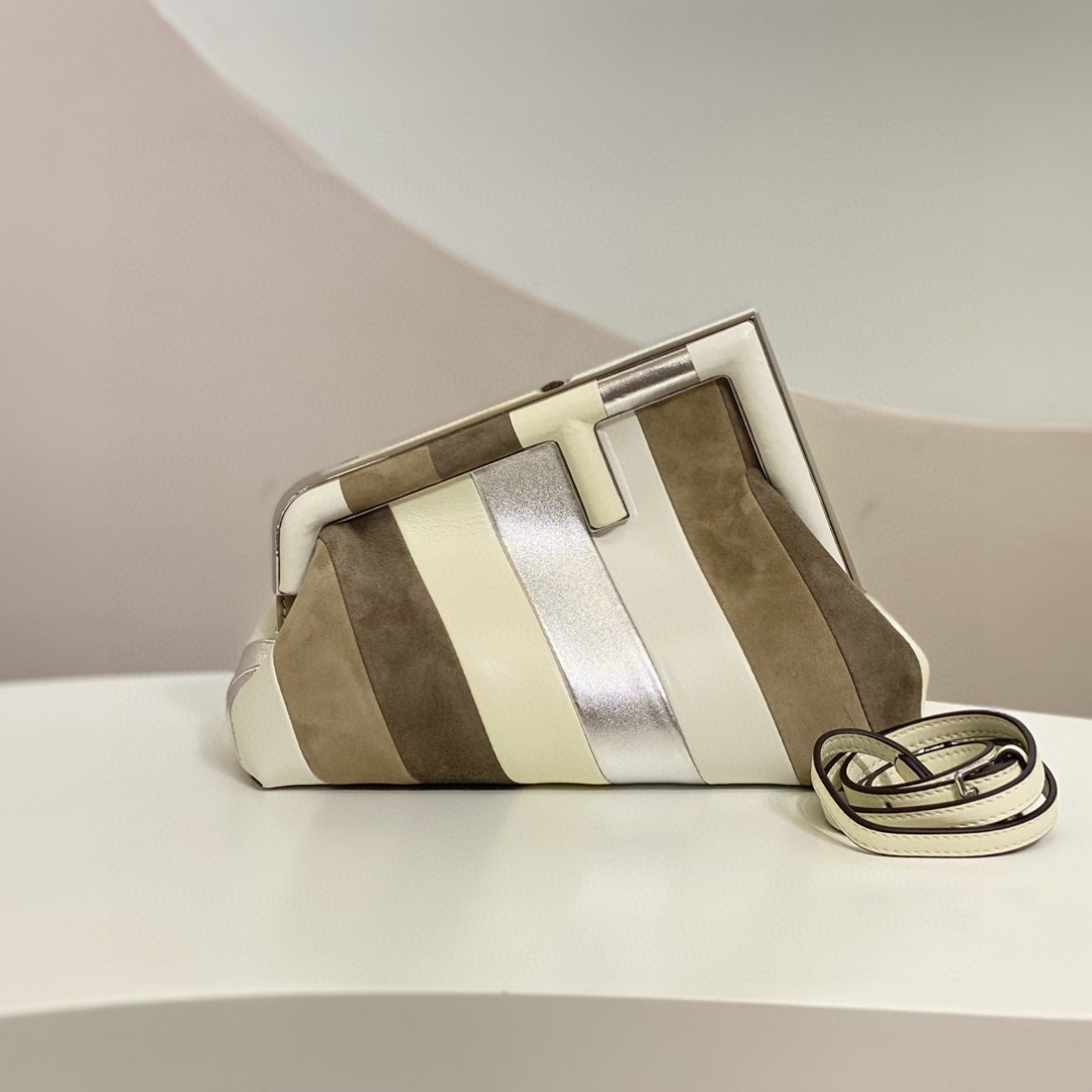 Fendi First Small Multicolour Bag For Woman 26cm/10in 8BP129AJSBF0KQ9 - Soul Replicas