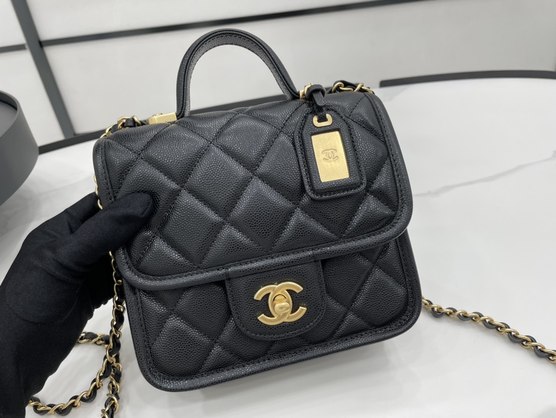 Chanel 22K Flap Bag Black For Women. Women-s Bags 8.1in/20.5cm - Soul Replicas
