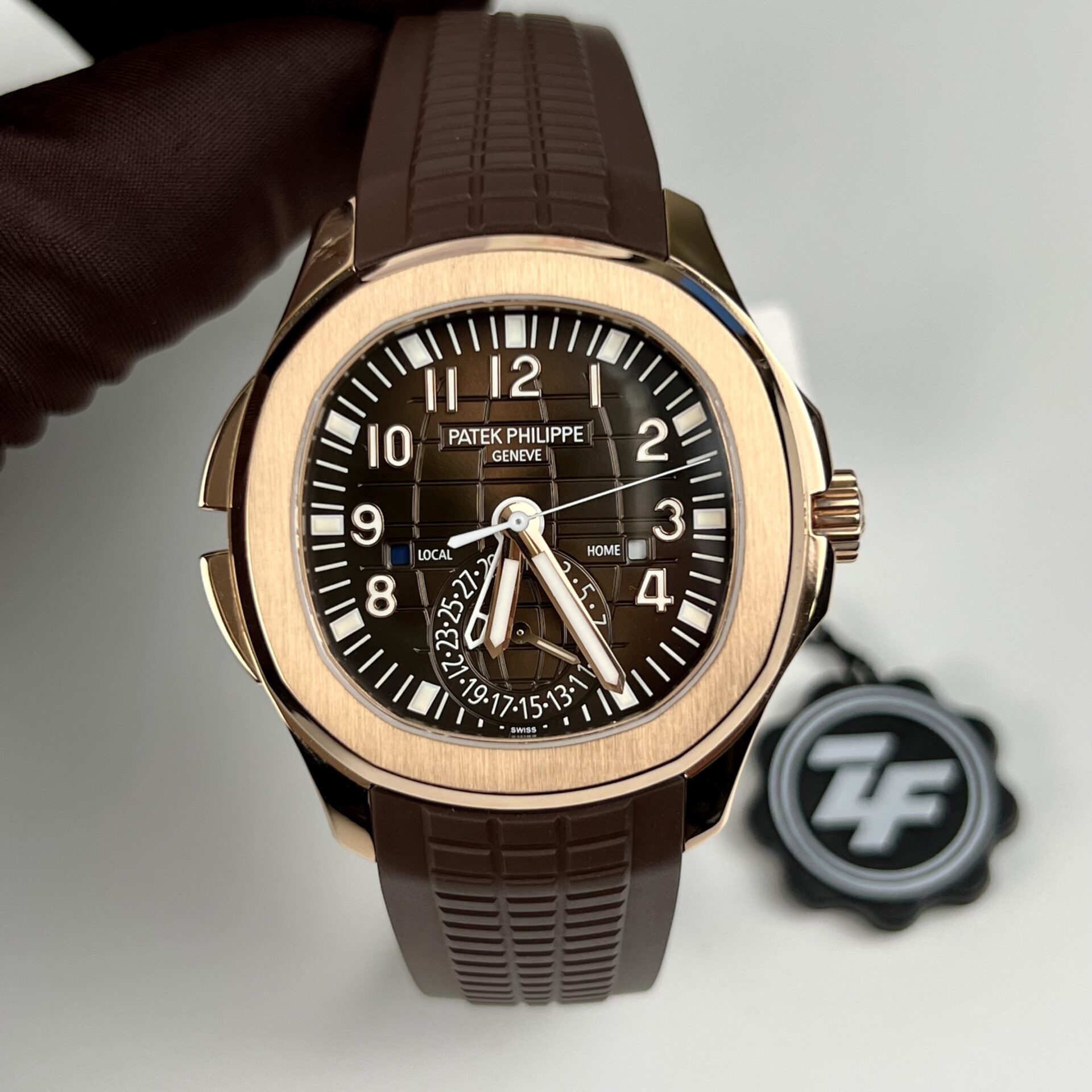 Patek Philippe Replica 1:1 Watch Aquanaut 5164R Chocolate Dial ZF Factory 40.8mm - Soul Replicas