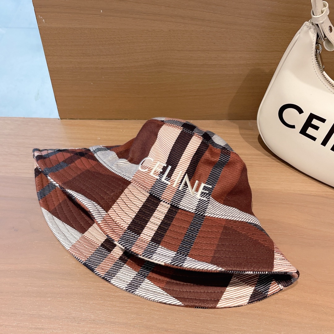 Celine Baseball Cap In Cotton Brown - Soul Replicas