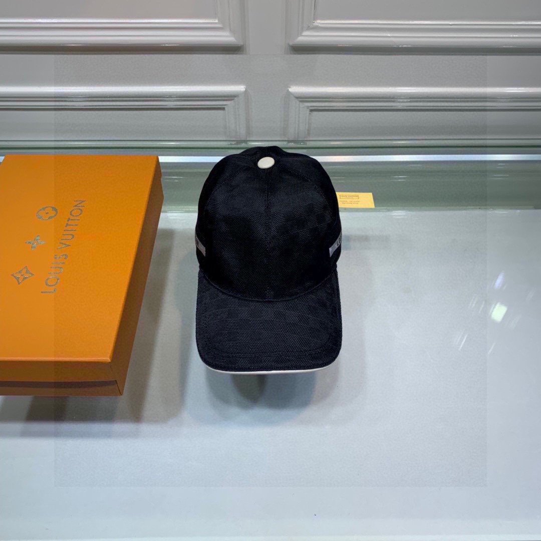 Louis Vuitton LV Get Ready Cap Black LV Cap - Soul Replicas