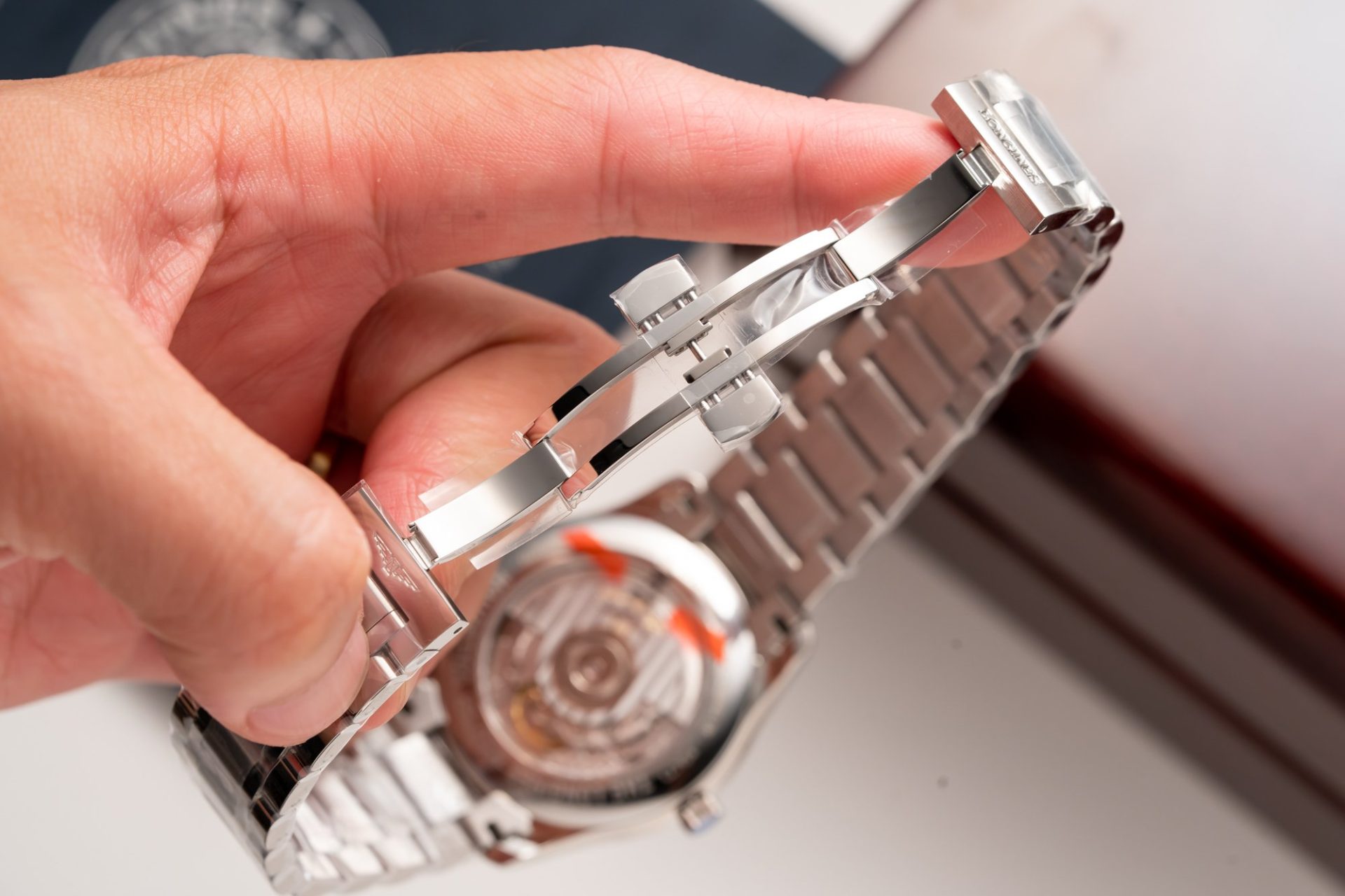 Longines Replica Watches Lyre L4.961.4.92.6 Blue Dial Metal Wire 40mm - Soul Replicas