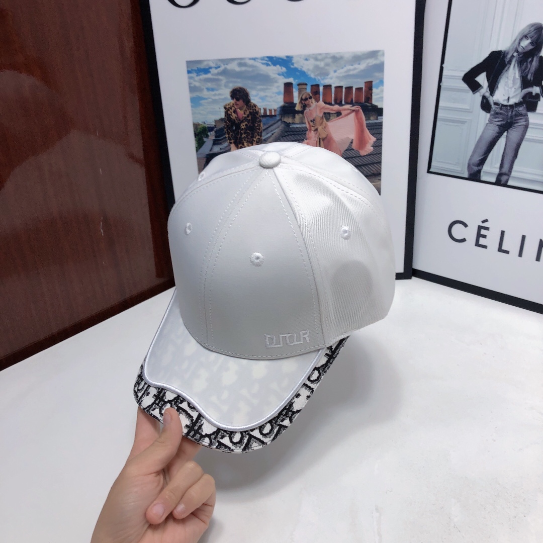 Christian Dior Baseball Cap White Cap - Soul Replicas