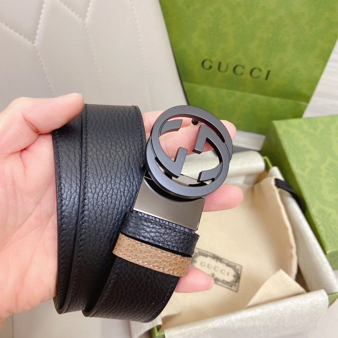 Gucci Marmont Reversible Belt Black. Women Belt - Soul Replicas