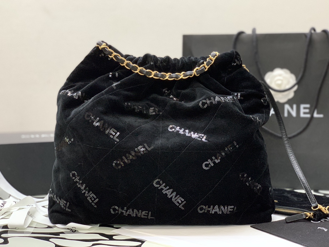 ChanelMedium Chanel22 Handbag Black For Women. Women-s Bags 16.4in/42cm AS3261 B09102 94305 - Soul Replicas