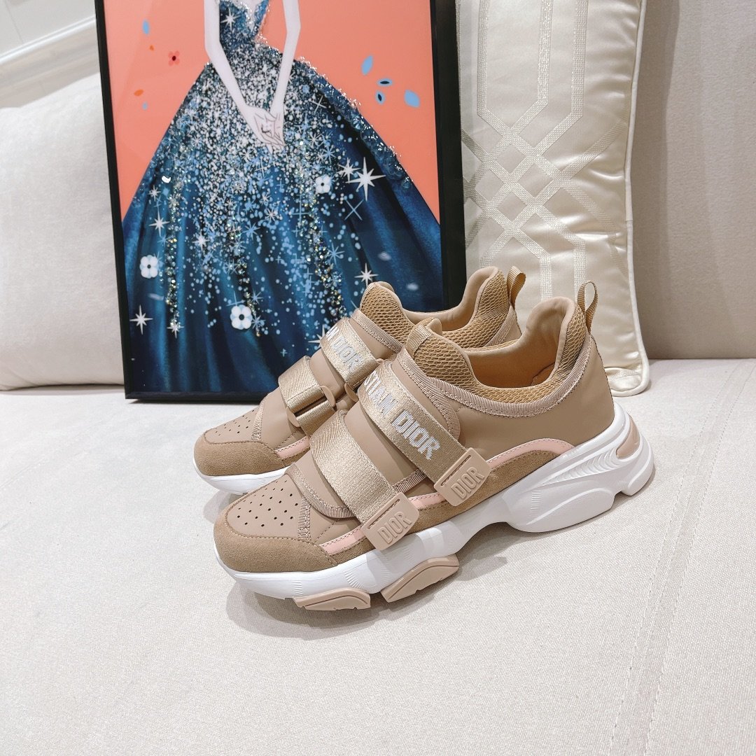 Christian Dior D-Wander Sneaker Technical Fabric Brown For Women CD - Soul Replicas