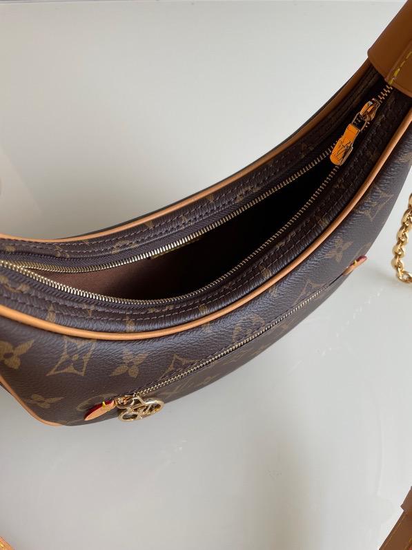 Louis Vuitton Loop Monogram Canvas For Women. Women-s Handbags. Shoulder And Crossbody Bags 9.1in/23cm LV M81098 - Soul Replicas