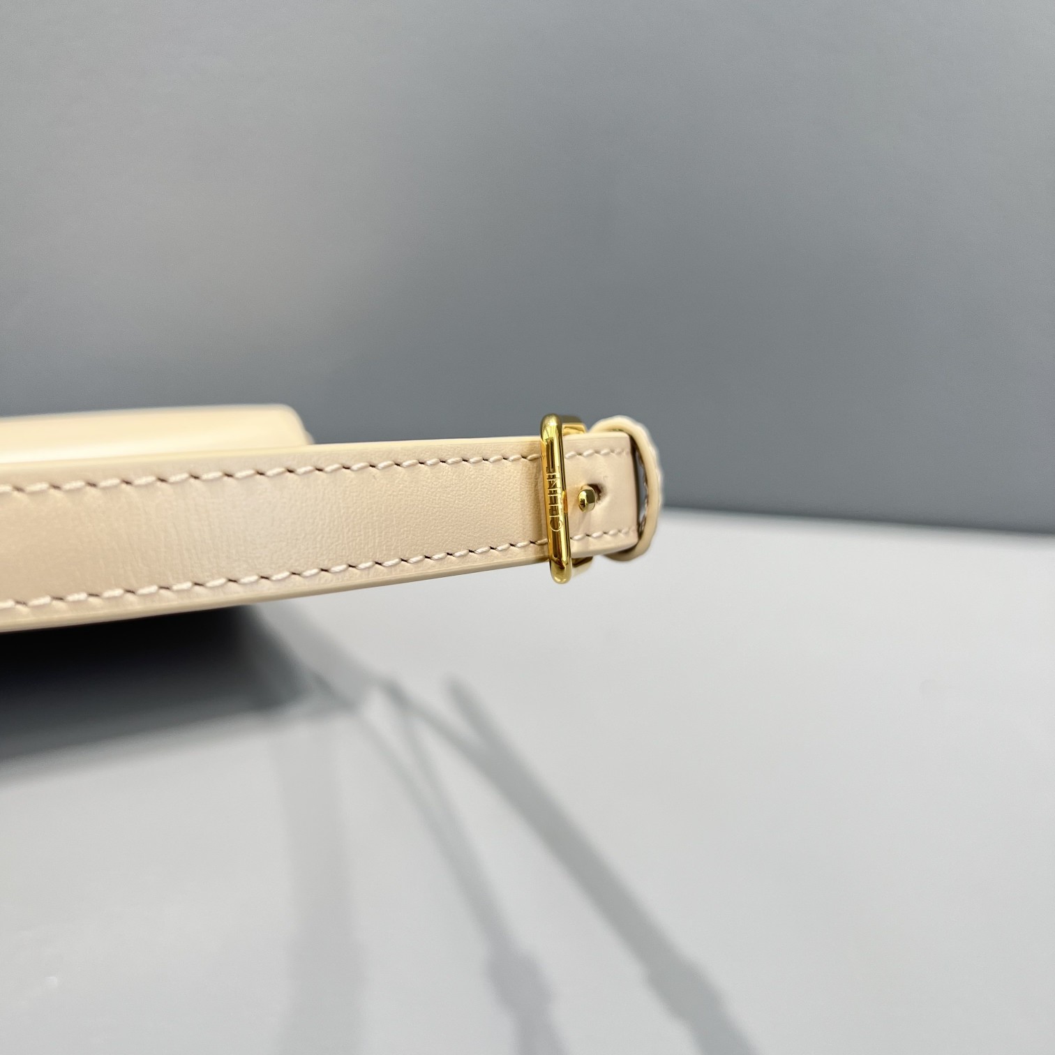 Celine Triomphe Shoulder Bag Beige For Women 8in/20.5cm - Soul Replicas