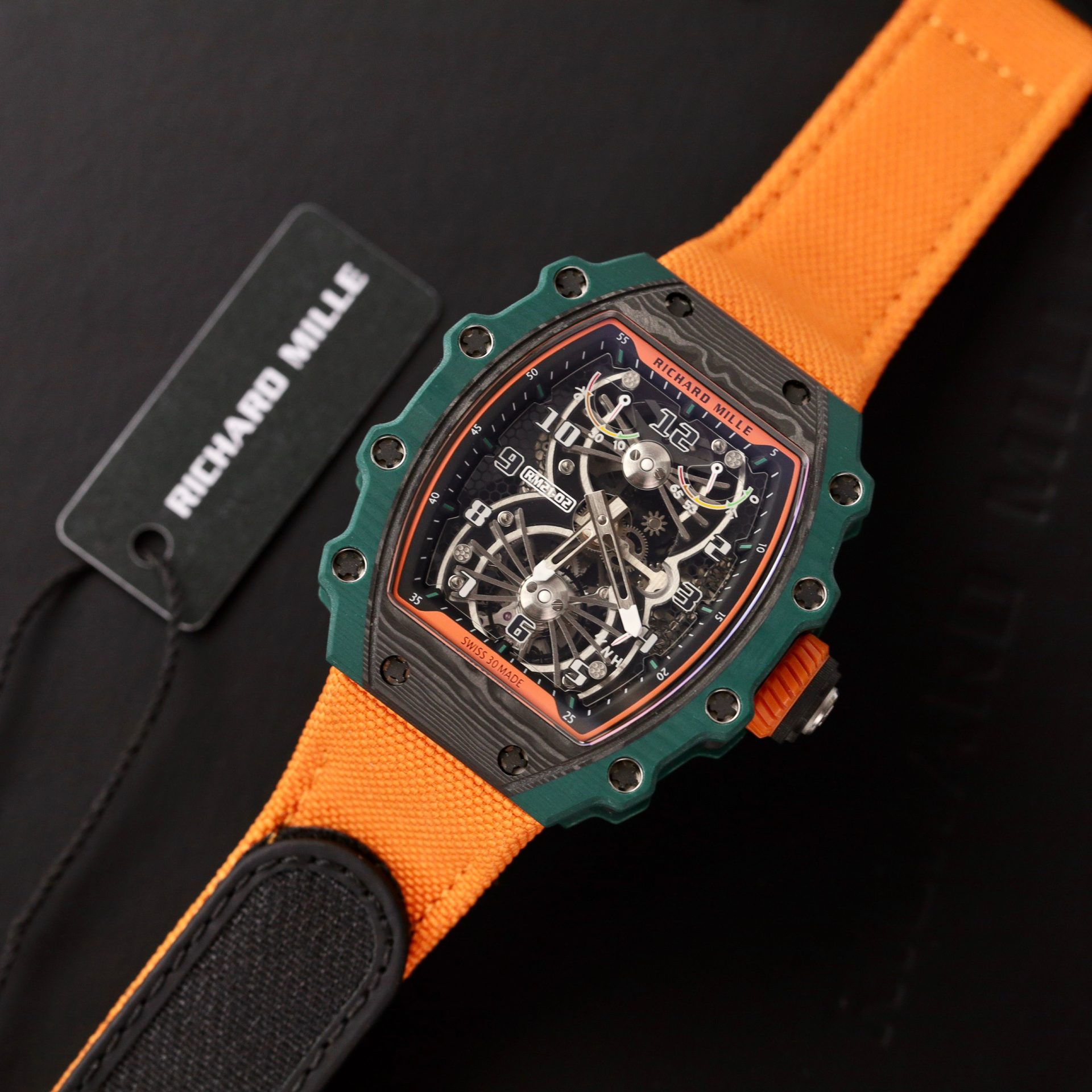 Richard Mille Replica Watch RM21-01 Tourbillon Carbon RM Factory 43mm - Soul Replicas