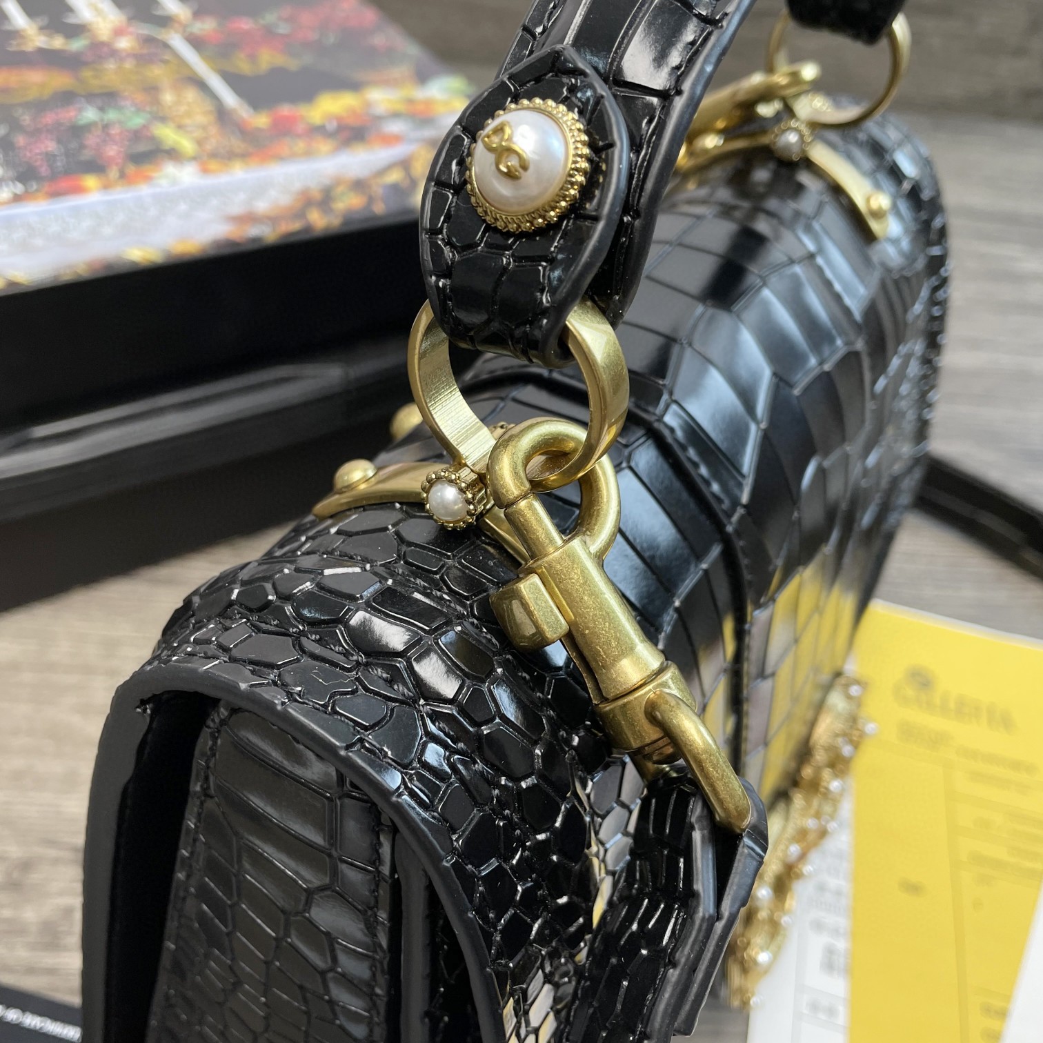 Dolce & Gabbana Print DG Girls Bag Black For Women 10.6in/27cm DG - Soul Replicas