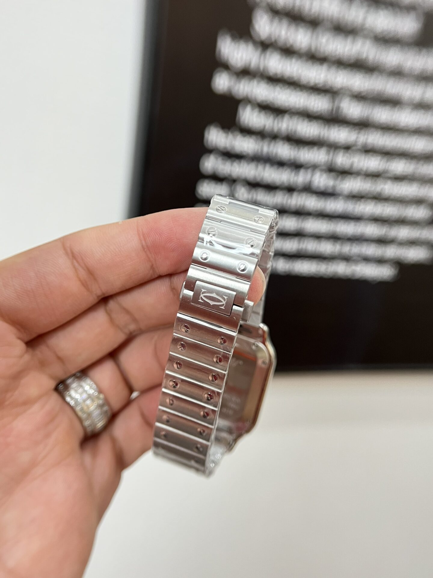 Cartier Santos WSSA0018 Replica 1:1 Watch White Dial 39.8mm - Soul Replicas