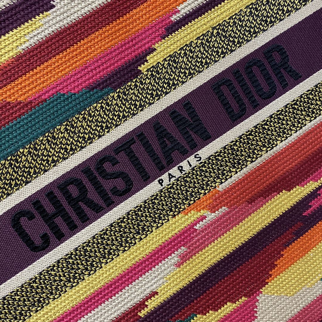 Christian Dior Large Dior Book Tote Canvas Multicolor For Women Bag Size 42cm/16in CD - Soul Replicas