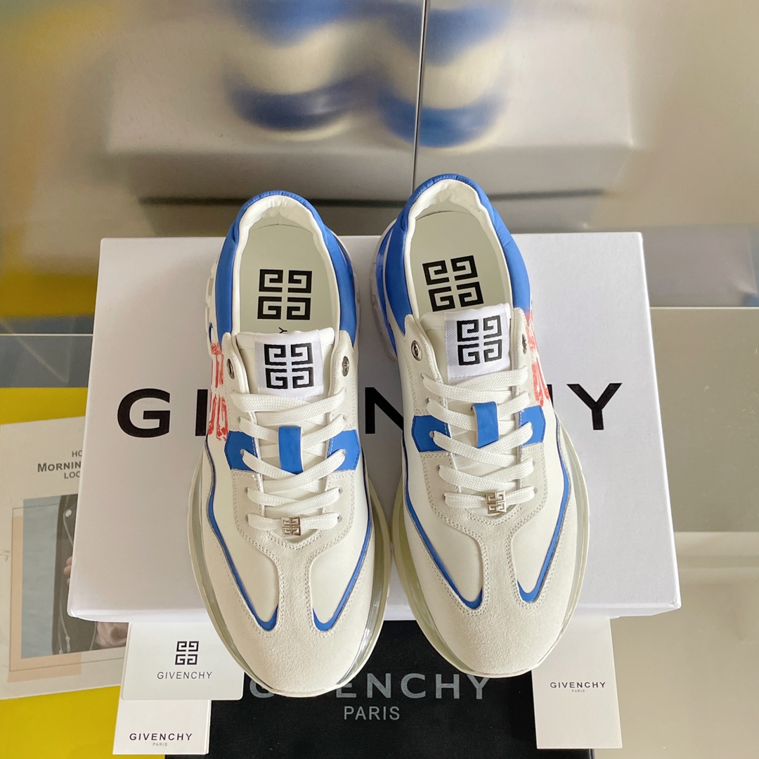 Givenchy Air Cushion Sneakers Blue For Men GVC - Soul Replicas