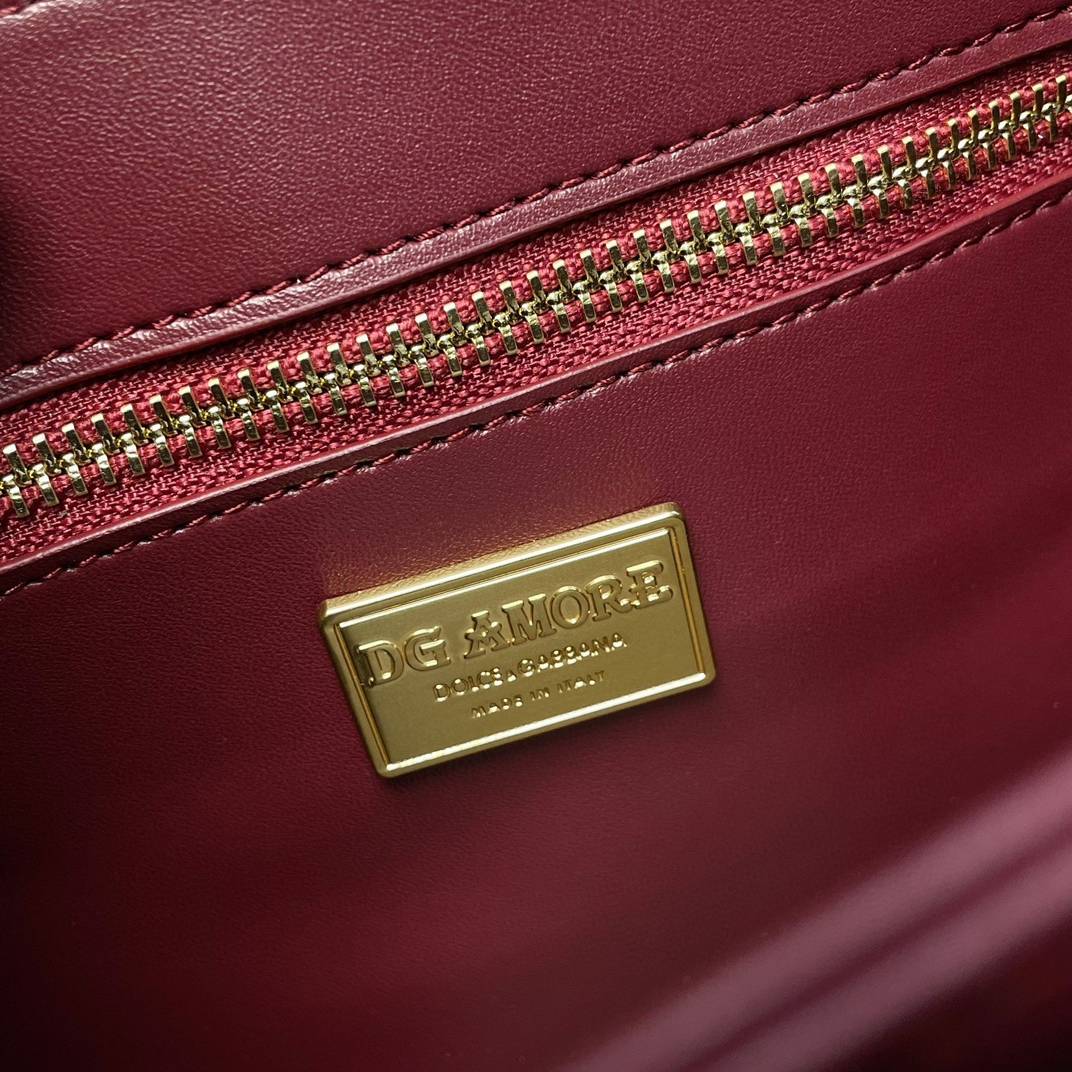 Dolce & Gabbana DG Girls Bag In Quilted Nappa Burgundy For Women 10.6in/27cm DG - Soul Replicas